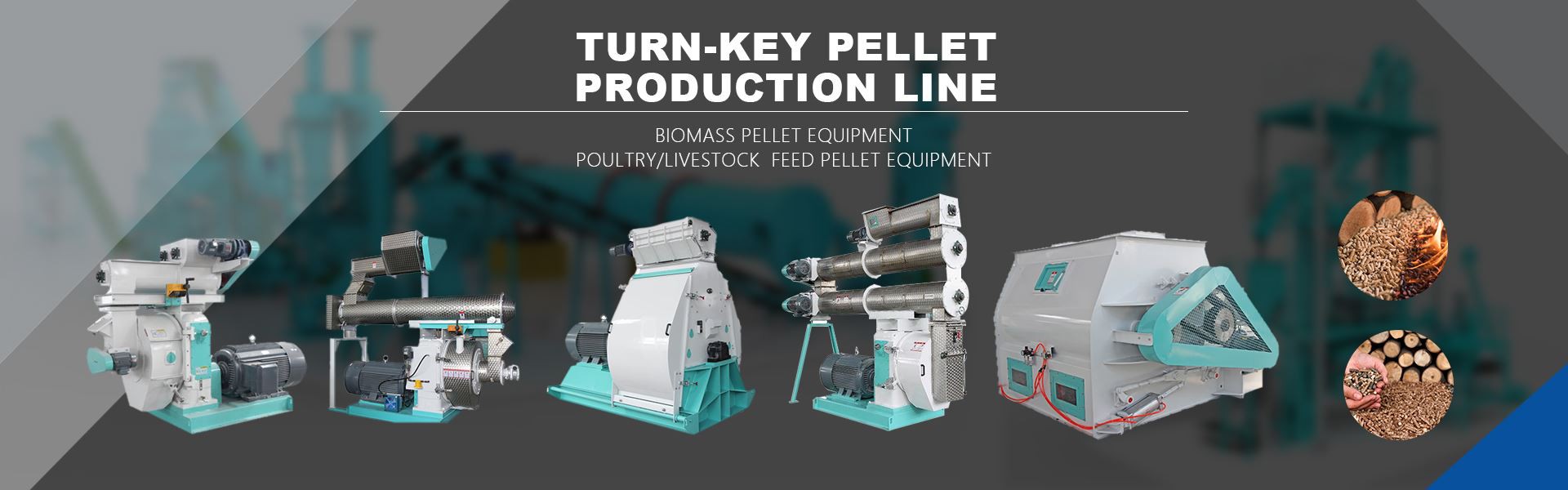 Horizontal ring die pellet mill